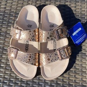 Birkenstock Arizona Birko-Flor Metallic Stones